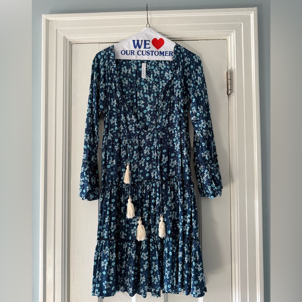 Floral beach coverup